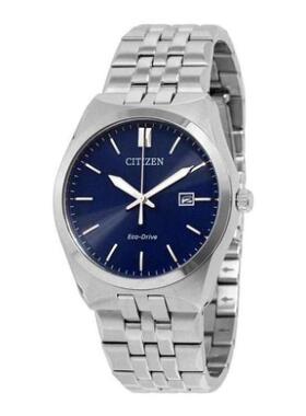 Citizen/西铁城男手表Eco-Drive蓝色表盘腕表礼物正品BM7330-59L