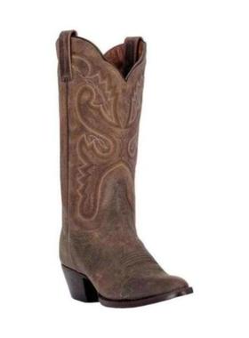 Laredo by Dan Post 女西部靴中跟粗跟圆头中筒户外正品667436