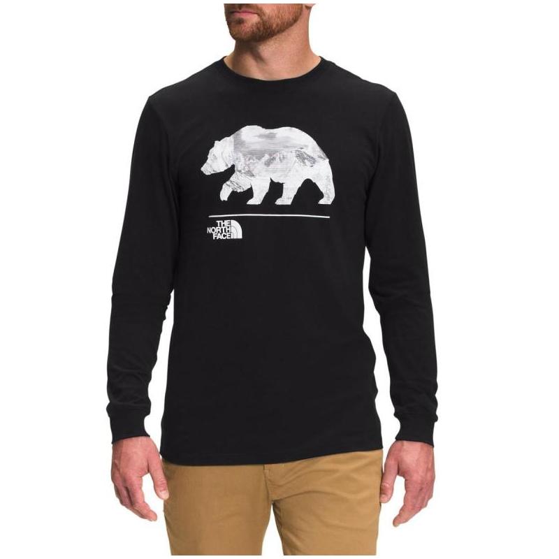 the north face/北面男t恤长袖图案卡通纯棉正品1486-nf0a7r8k