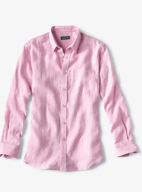 ORVIS男衬衫方领长袖春夏时尚亲肤户外舒适透气棉质简约经典0R82