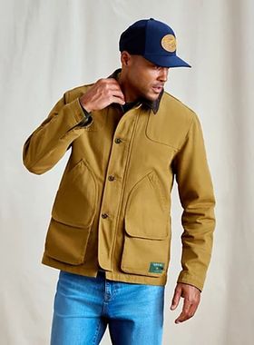 ORVIS男士夹克户外外套纯棉帆布野战服做旧复古欧美装大牌春秋季