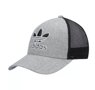 阿迪达斯男棒球帽纯棉可调节网面透气打球正品 Adidas 3022908