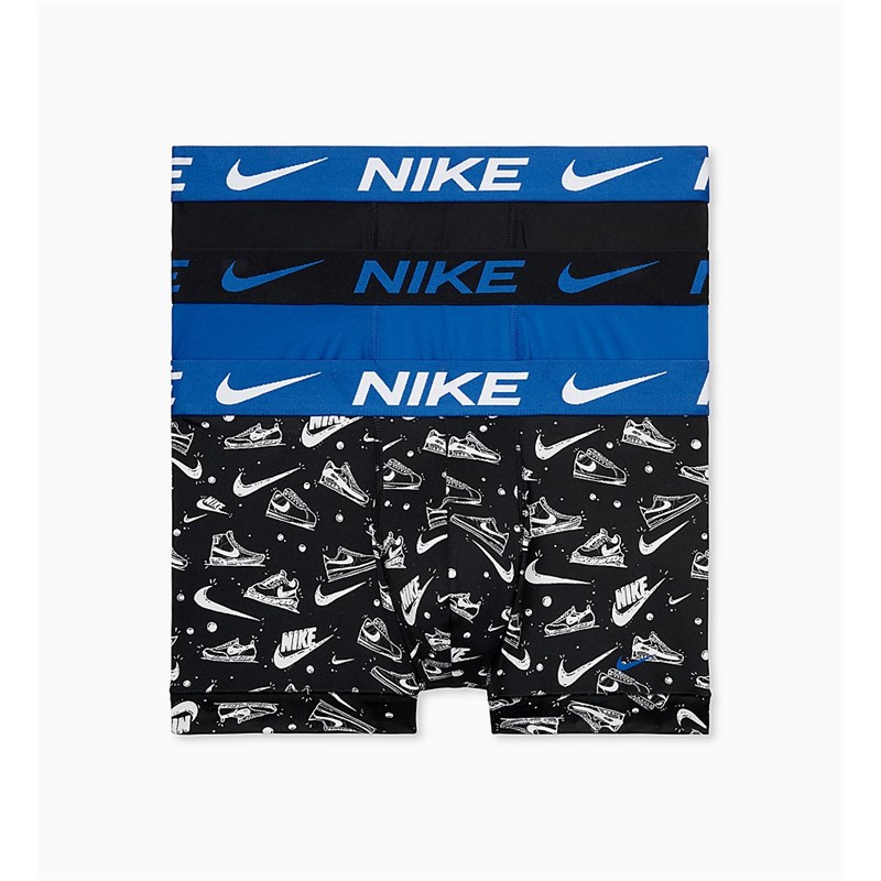 Nike/耐克男短裤运动休闲平角内裤基本款透气3条装印花夏季正品