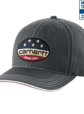 Carhartt帽子棒球帽嘻哈帽棉质LOGO遮阳帽时尚正品103047