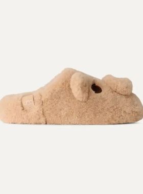 UGG女鞋棉拖鞋Elea Pooch包头拖鞋慵懒保暖家居鞋毛毛鞋狗狗可爱