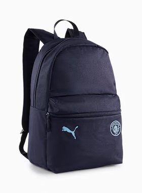 PUMA彪马双肩包曼城足球背包运动包校园学生书包球员包补课包蓝色