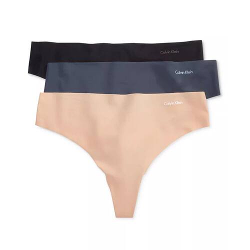 calvin klein内裤女CK无痕三角裤内衣中腰舒适光滑贴身简洁弹力