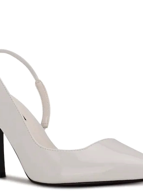 Nine West 玖熙女银色尖头渐变色浅口细跟高跟鞋美国直邮N02200T