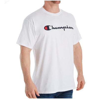 CHAMPION（服饰）男平纹针织T恤吸汗透气休闲纯棉正品Chmp01GT23H