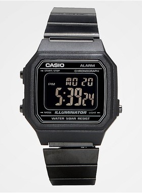 Casio卡西欧男女手表腕表商务休闲时尚送礼B650WB-1BVT电子表正品