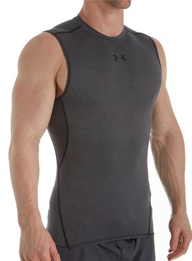 Under Armour/安德玛男短袖T恤UPF30+防晒砍袖背心休闲运动夏正品