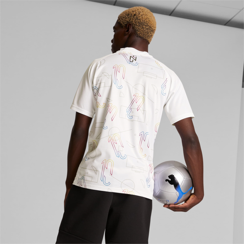 puma彪马男士运动球衣v领小内马尔舒适日常neymar jr直邮605670