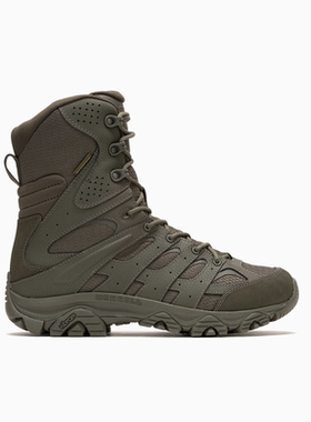 Merrell/迈乐男士Moab 3中筒长靴8英寸拉链防水靴防风耐磨57852M