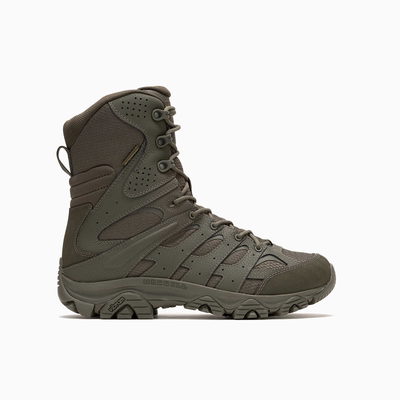 Merrell/迈乐男士Moab 3中筒长靴8英寸拉链防水靴防风耐磨57852M