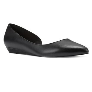 平底真皮尖头浅口通勤OL风夏季 Nine 低跟瓢鞋 皮鞋 West玖熙女鞋