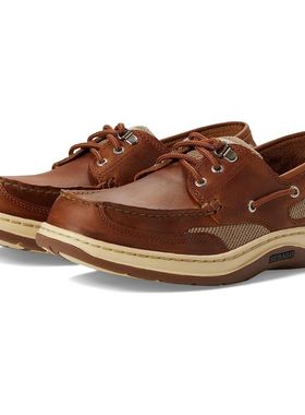 Sebago/仕品高帆船鞋休闲鞋男鞋皮面透气系带春秋皮鞋正品B243611