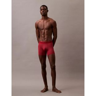Calvin Klein/凯文克莱男士平角内裤本命年红色吸湿排汗NB4056
