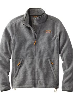 L.L.Bean宾恩男抓绒衣外套立领长袖保暖春秋初冬柔软户外TA504674