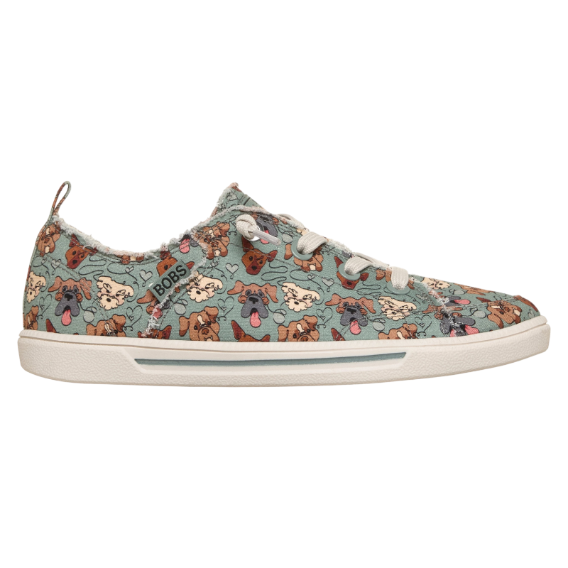 Skechers斯凯奇女鞋运动休闲鞋BOBS B Cute 2.0狗狗帆布鞋春夏季