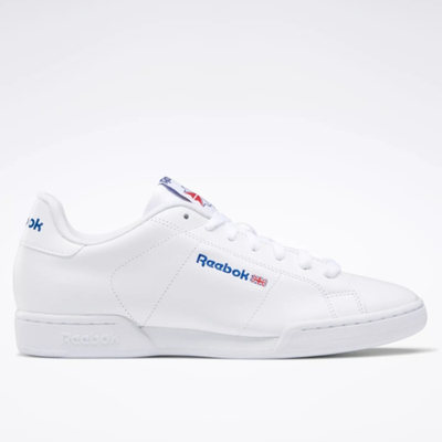 REEBOK锐步男鞋运动皮质小白