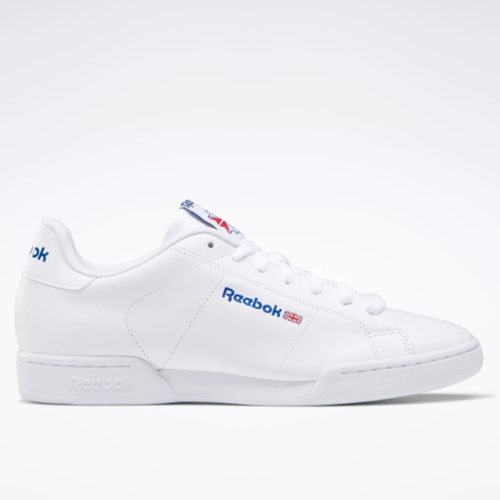 REEBOK锐步男鞋运动皮质小白