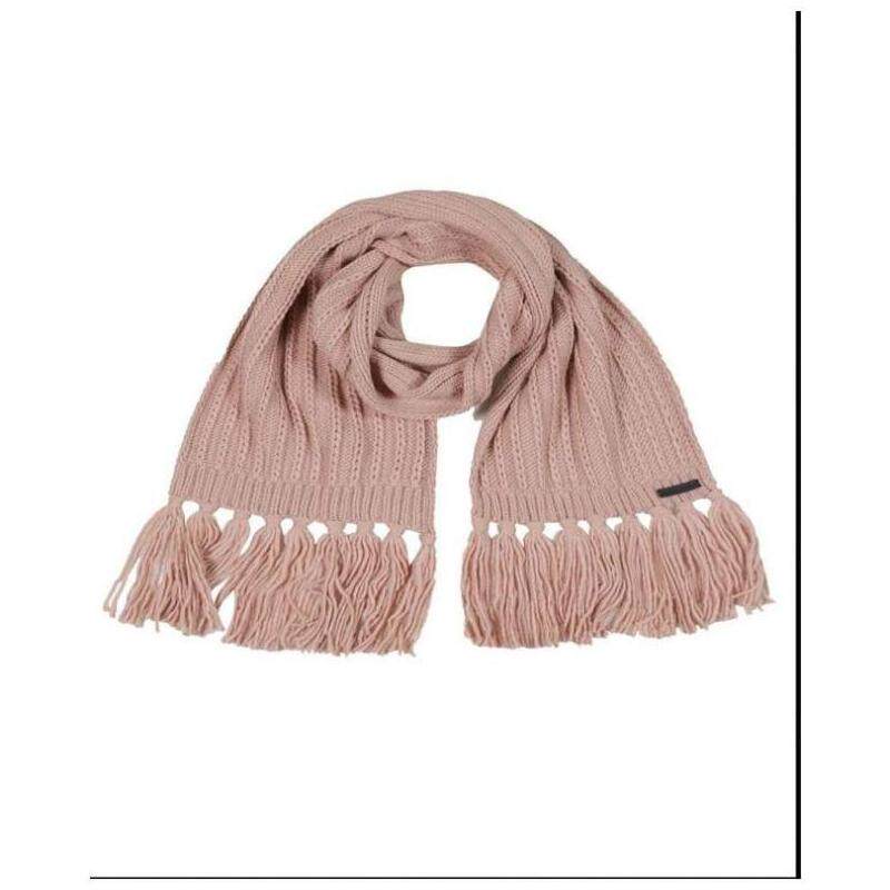 rebecca minkoff女围巾流苏粉色经典纯色编织舒适正品13475687