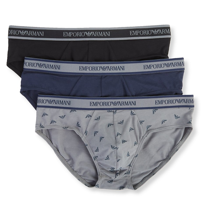 EMPORIO ARMANI/阿玛尼男子三角内裤短裤春夏新款3条正品2178666