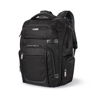 新秀丽双肩背包商务电脑包17寸出差旅行多分隔正品 Samsonite JX66