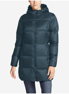 EDDIE BAUER/埃迪鲍尔女羽绒服连帽中长款正品i06 792 0744