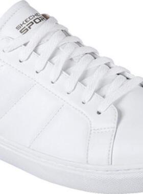 Skechers/斯凯奇男鞋板鞋运动休闲皮质小白鞋正品808901