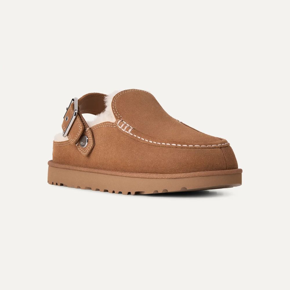 UGG女鞋拖鞋包头拖穆勒鞋毛毛鞋羊毛加厚家居鞋后跟带秋冬季保暖图片