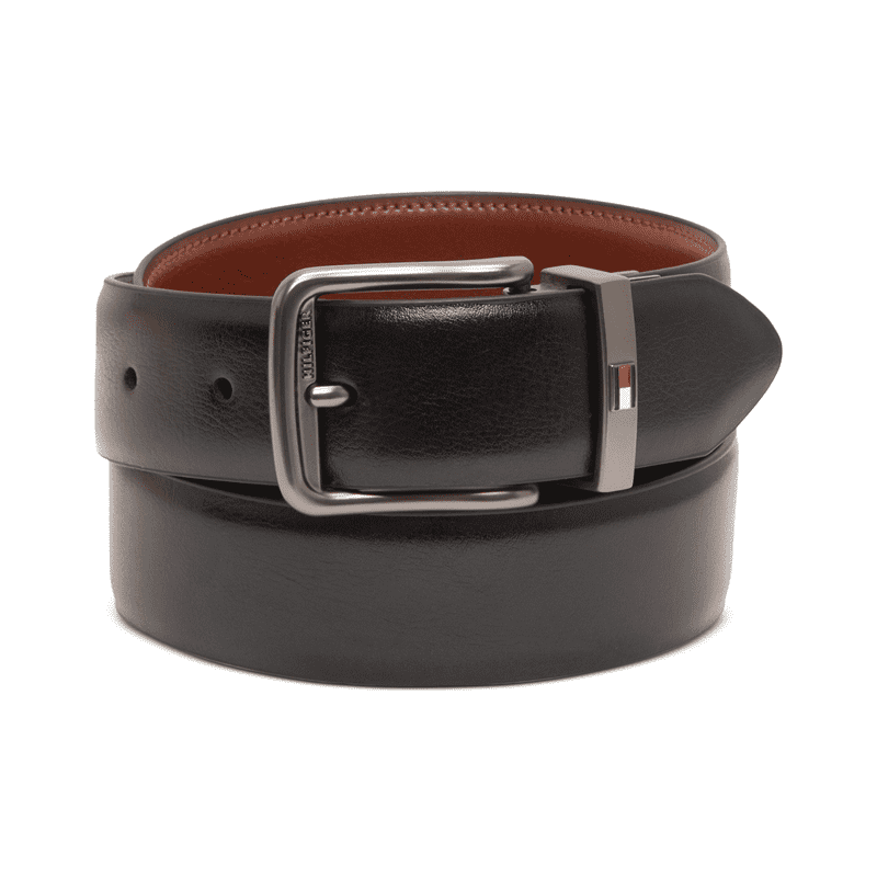 汤米双面送男友商务休闲两用腰带