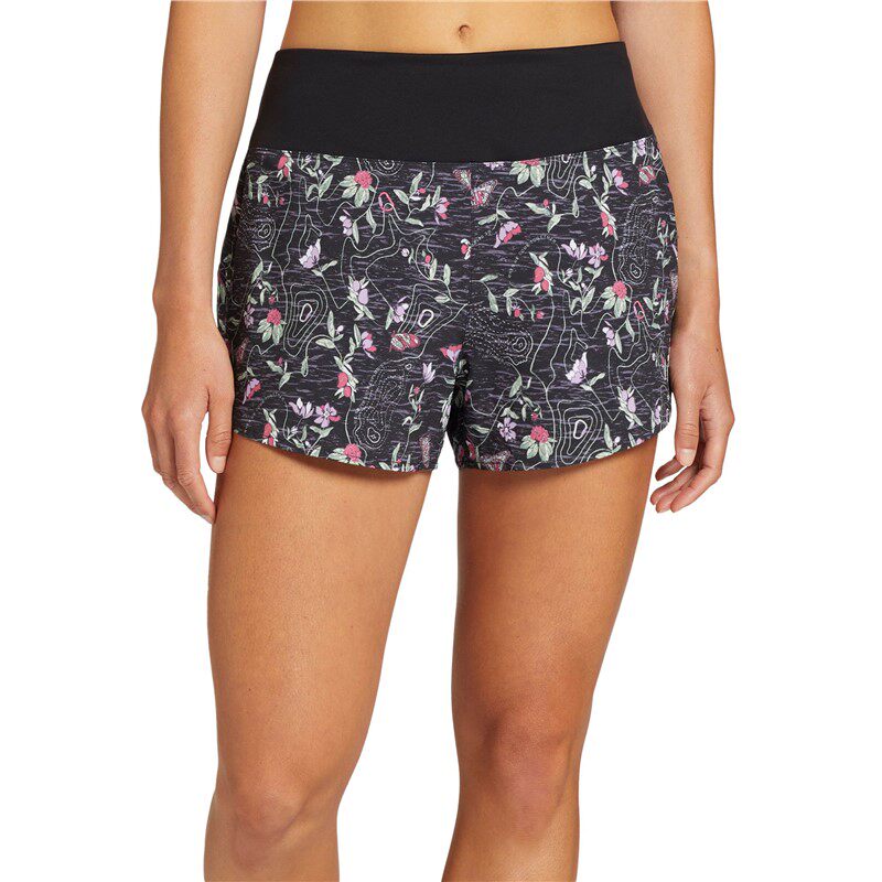 THE NORTH FACE/北面女运动短裤休闲吸汗透气户外训练印花夏正品