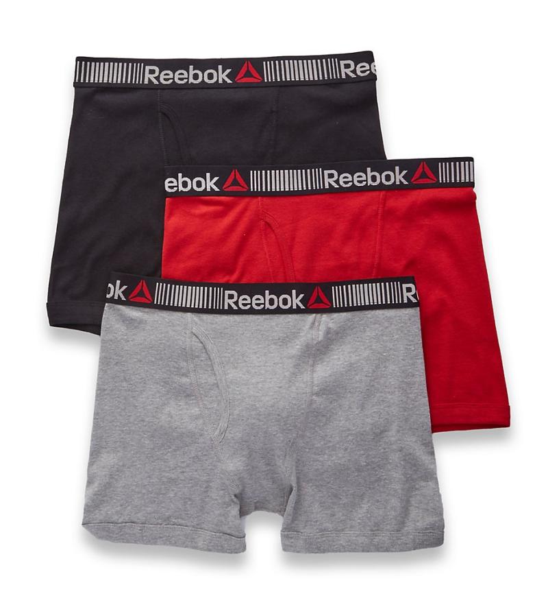 锐步男士平角Reebok内裤纯色