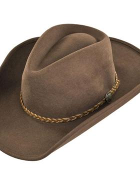 STETSON男帽宽檐纯色透气时尚气质美国直邮130626