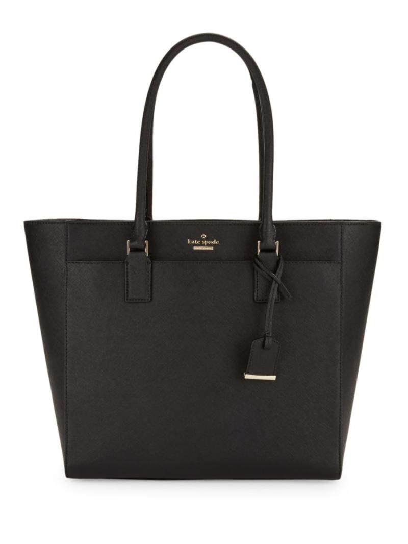 kate spade NEW YORK Women's singles Shoulder bag black Simplicity cortex Totes U.S.A L588Tin the Leather/Lady bags/Men's bag, 女士包袋新, 托特包 category - from Buy2taobao.com to provide professional Taobao agent buy service