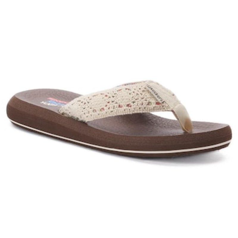 skechers斯凯奇女夹趾镂空拖鞋