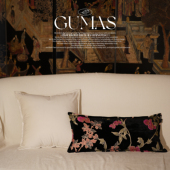 GUMAS新中式 抱枕轻奢中国风客厅中古风沙发诧寂靠枕床头飘窗靠垫