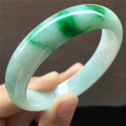 白底青翡翠手镯价格_白底青翡翠手镯图片- 星期三