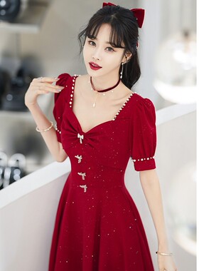 大码敬酒服2026新娘礼服女胖mm