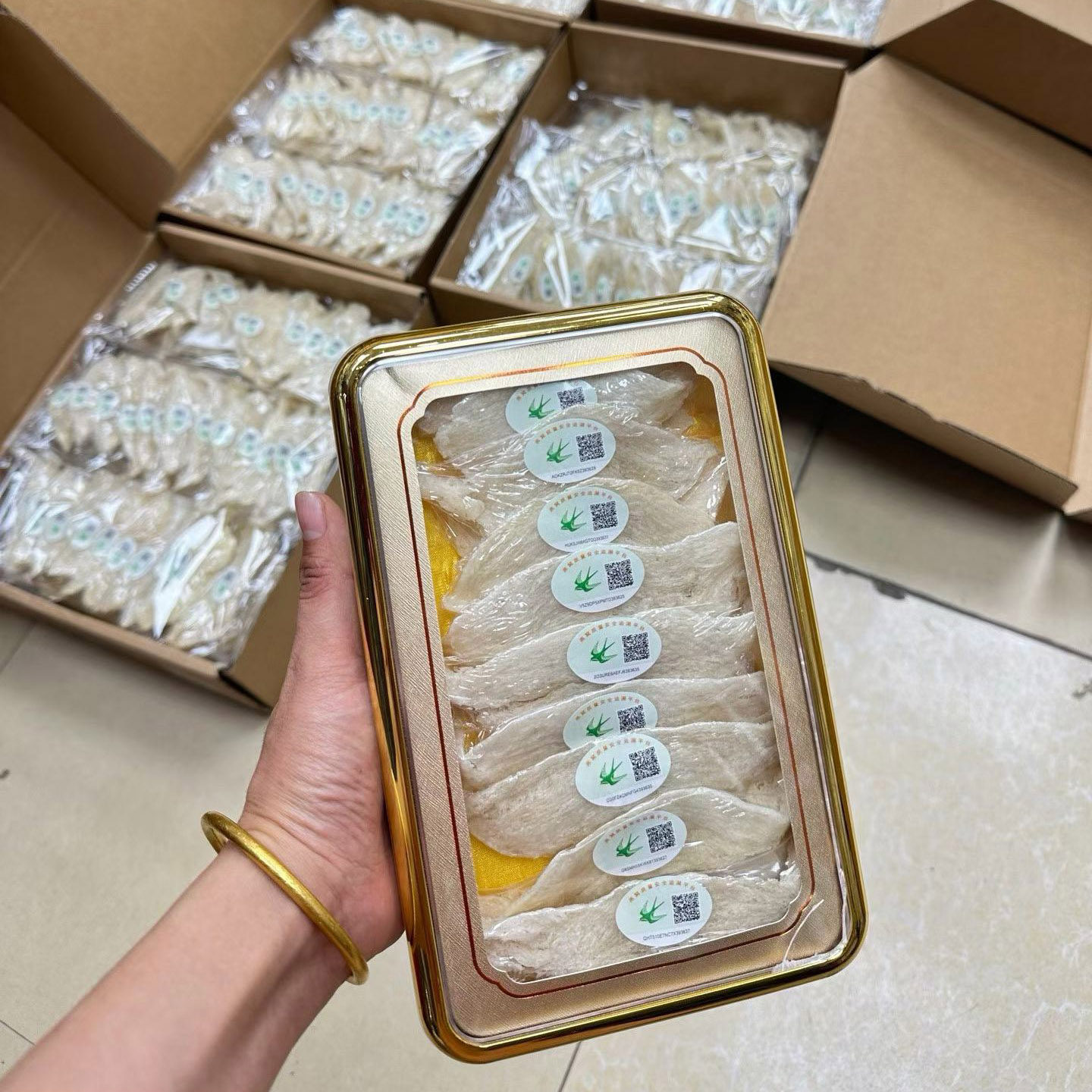 足干溯源码燕窝大燕条质量货溯源码大条独立包装纯天然靓货