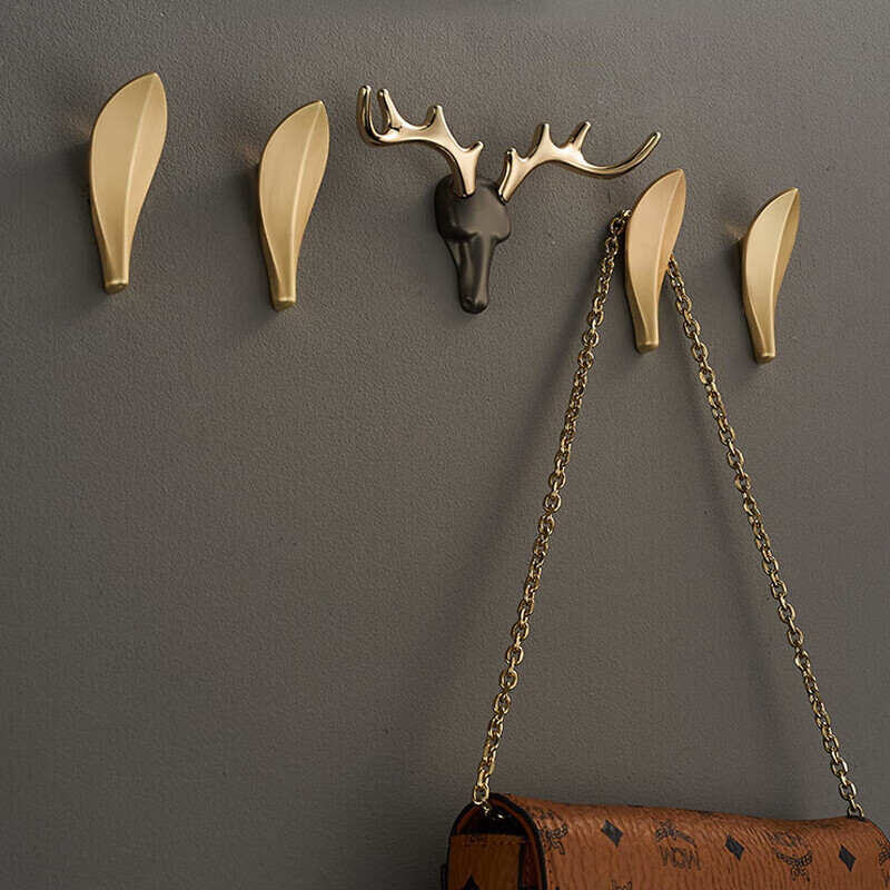 格栅装饰衣帽挂钩进门玄关鞋柜挂衣钩壁挂式墙上卧室衣橱衣帽钩