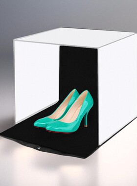 PULUZ胖牛 40cm便携静物柔光箱柔光棚 珠宝摄影灯箱 送5色背景布