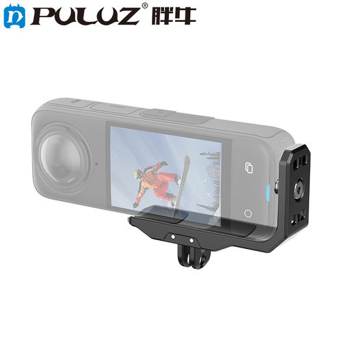 PULUZ胖牛适用Insta360X5/X4横竖拍快拆支架运动相机磁吸拓展配件