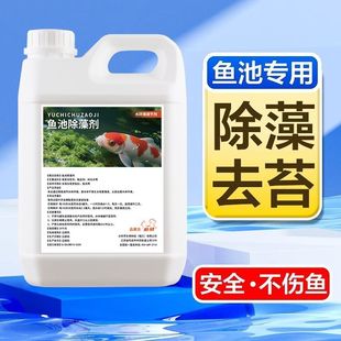 锦鲤鱼池除藻剂去绿水绿藻观赏鱼净水清澈澄清剂水族硝化细菌2.5L
