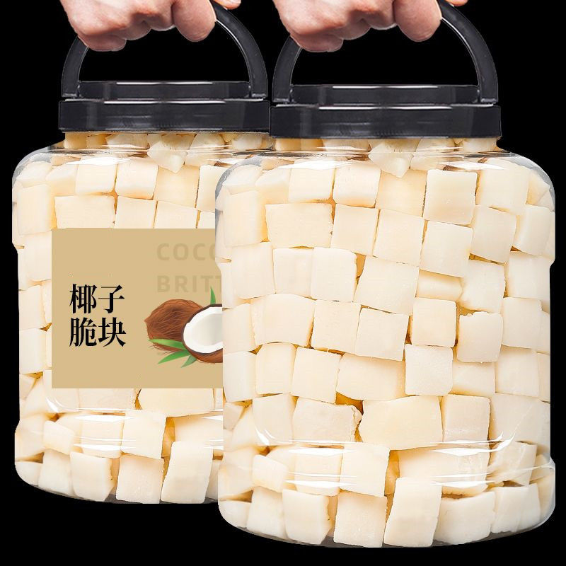 烤椰块椰子脆块海南风味椰肉椰子脆片薄脆椰果干香脆休闲年货零食