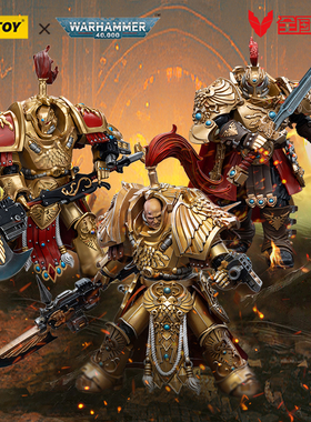 JOYTOY暗源战锤禁军终结者连长黄金版海登赛诺尼斯极限战士全可动