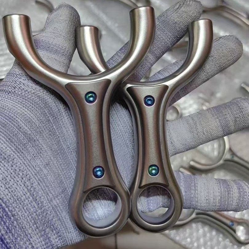 新款不锈钢夜隼超硬630顶卡单卡高精度卡球扁皮弹弓