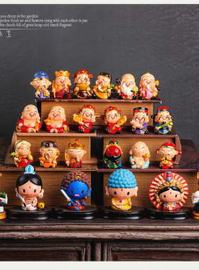 财神树脂福禄寿公仔汽车礼品摆件