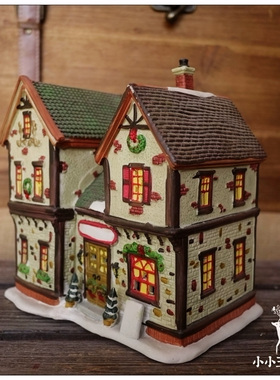 旅馆欧式风模型陶瓷创意结婚礼物